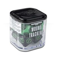 Warhammer 40000: Wound Trackers Green and Black