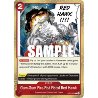 Gum-Gum Fire-Fist Pistol Red Hawk - OP-01