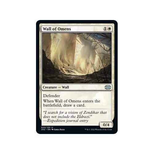 Wall of Omens FOIL - 2X2