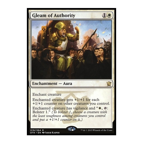 Gleam of Authority FOIL - DTK