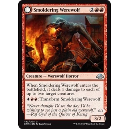 Smoldering Werewolf FOIL - EMN