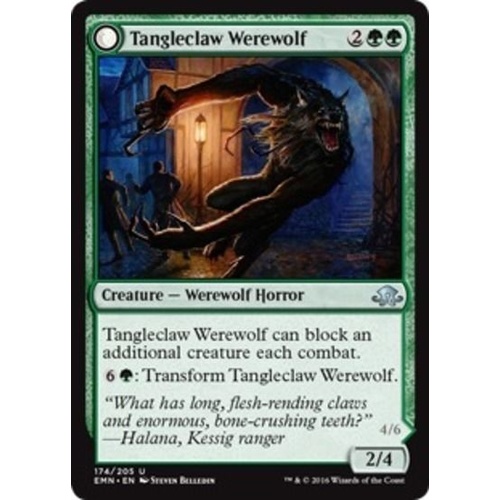 Tangleclaw Werewolf FOIL - EMN
