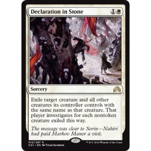 Declaration in Stone FOIL - SOI