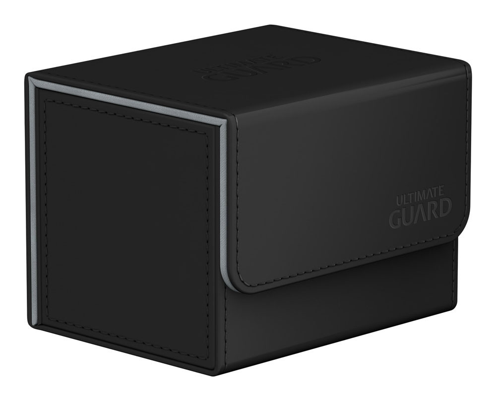 Ultimate Guard Black SideWinder CHROMASKIN 100+ Deck Box Decked Out