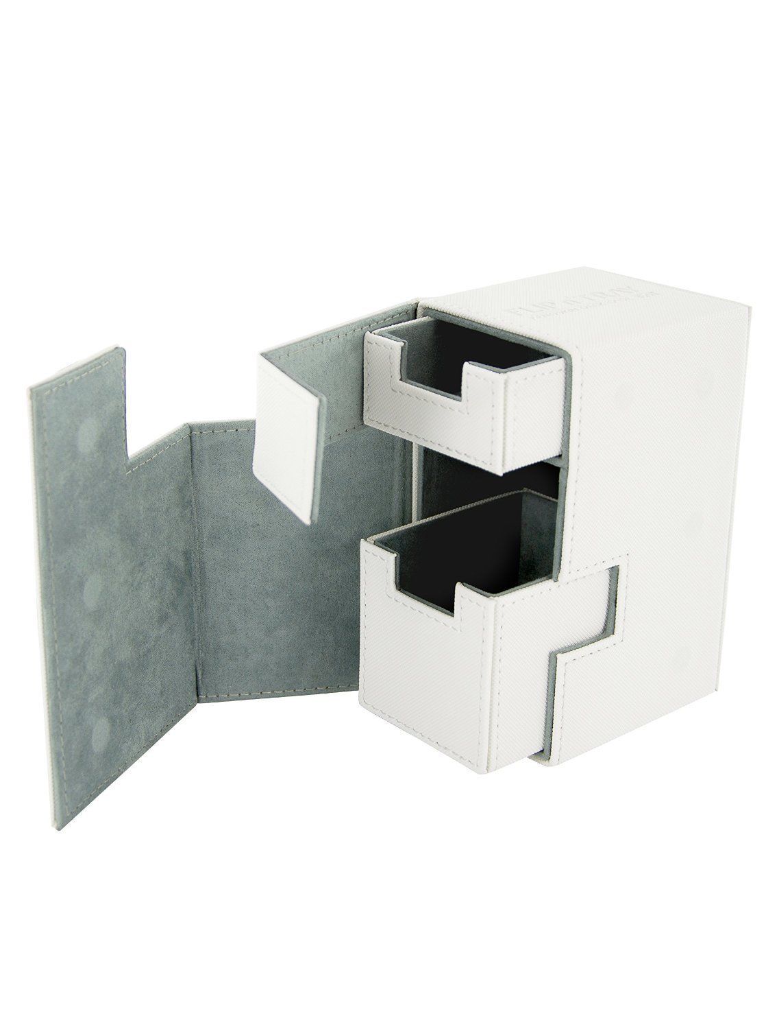 Ultimate Guard FLIP'n'TRAY XENOSKIN 100+ Deck Box White Decked Out