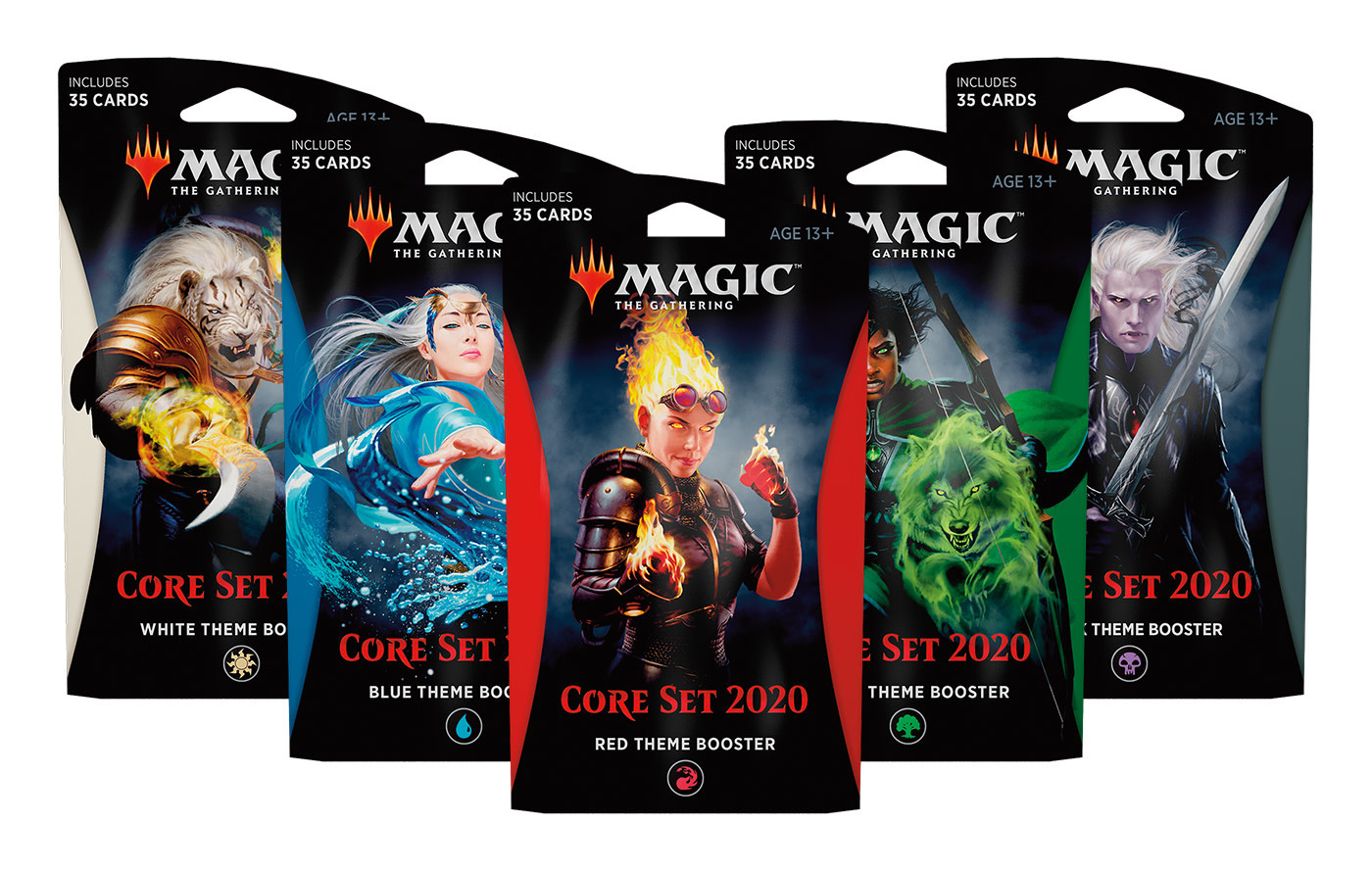 CORE SET 2020 MAGIC THE GATHERING GREEN THEME 35 Card Booster Pack 
