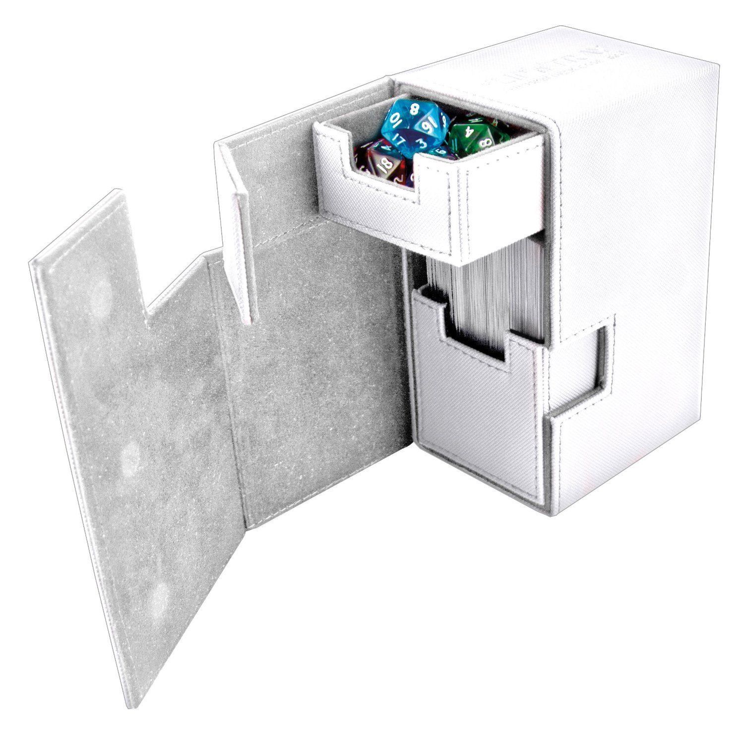 Ultimate Guard FLIP'n'TRAY XENOSKIN 100+ Deck Box White Decked Out