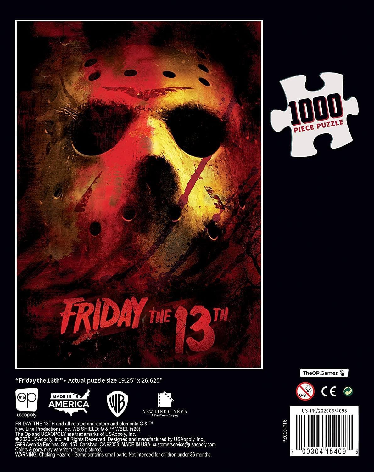 Friday The 13th 1000pc Puzzle Decked Out Gaming