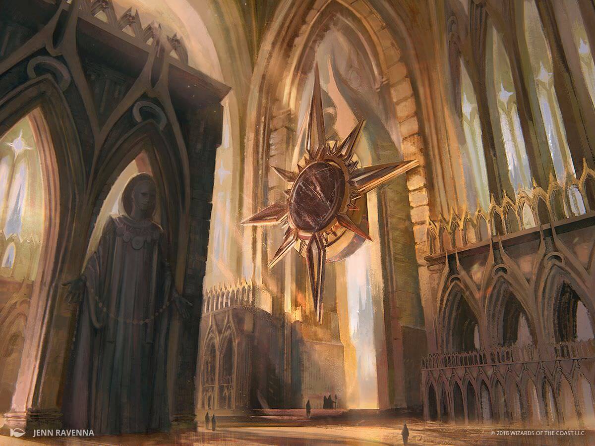 MTG Playmat Godless Shrine RNA V2 Decked Out Gaming