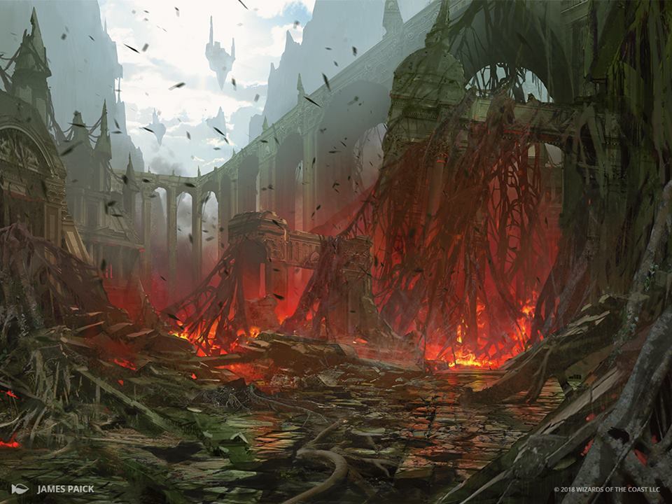 MTG Playmat Stomping Ground RNA V4 Decked Out Gaming