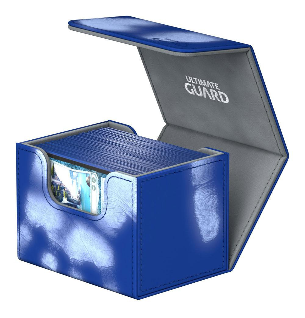 Ultimate Guard Blue SideWinder CHROMASKIN 100+ Deck Box Decked Out