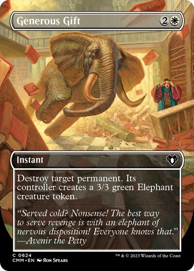 Generous Gift (Borderless) FOIL - CMM | Decked Out Gaming