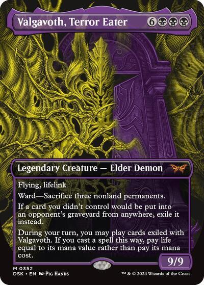 Valgavoth, Terror Eater (Showcase) FOIL - DSK | Decked Out Gaming