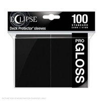 ULTRA PRO Deck Protector Standard - Gloss 100ct Black- Eclipse