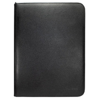 VIVID 9-Pocket Zippered PRO-Binder: Black