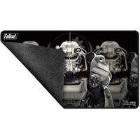 Ultra Pro: UP16587 Brotherhood of Steel Black-Stitched Playmat for Bethesda - Fallout