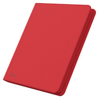 Ultimate Guard 12-Pocket QuadRow Zipfolio Red
