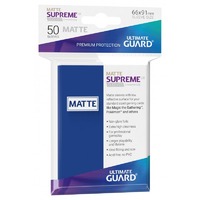 Ultimate Guard Supreme UX Sleeves Standard Size Matte Blue (50)