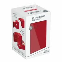 Flip n Tray 100+ XenoSkin Monocolor Red Deck Box