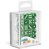 Oakie Doakie Dice D6 12mm Solid - Green