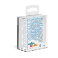 Oakie Doakie Dice D6 12 mm Glow in the Dark - Arctic (36)