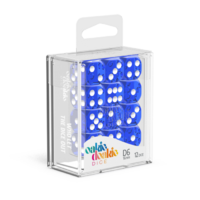 Oakie Doakie Dice D6 16 mm Translucent - Blue (12)