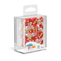 Oakie Doakie Dice D6 16 mm GemiDice - Red Sky (12)