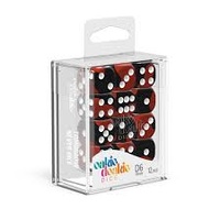 Oakie Doakie Dice D6 16 mm Glow in the Dark - Lava (12)