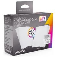Matte Sleeves - Standard Card Game-Size Value Pack - 200