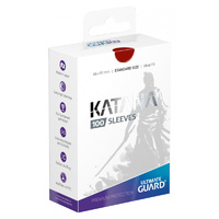 Katana Standard Size Sleeves Red (100)