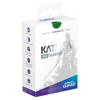 Katana Standard Size Sleeves Green (100)