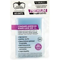 Ultimate Guard Premium Soft Sleeves for Board Game Cards Standard American (60) (59x91.5mm)