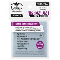 Ultimate Guard Premium Soft Sleeves for Board Game Cards Square (50) (73x73mm)