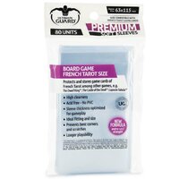 Ultimate Guard Premium Soft Sleeves for Cards French Tarot Cards (80) (63x115mm)