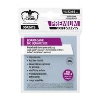 Ultimate Guard Premium Soft Sleeves for Board Game Cards Big Square (50) (82x82mm)