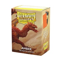 Dragon Shield - Box 100 - Amber MATTE