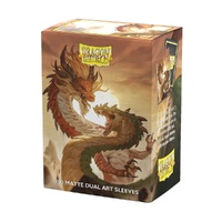 Dragon Shield - Box 100 - MATTE Dual Art - Wood Snake 2025
