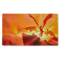 Dragon Shield Case and Coin Playmat - Yellow Elicaphaz Playmat