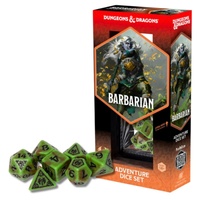 D&D Adventure Dice - Barbarian - Green n Brown