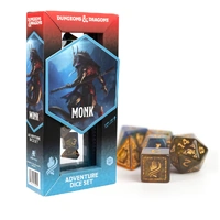 D&D Adventure Dice - Monk - Blue