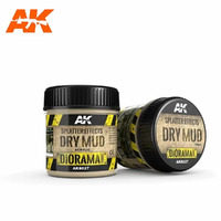 AK Interactive Dioramas - Splatter Effects Dry Mud 100ml