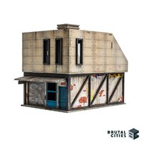 Brutal Cities MDF Terrain: Easy Aug Shop