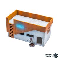 Brutal Cities MDF Terrain: Eternity Labs module A