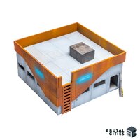 Brutal Cities MDF Terrain: Eternity Labs module B