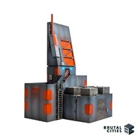 Brutal Cities MDF Terrain: Infinity Systems Data Centre