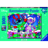 Ravensburger - Disney Stitch Christmas Puzzle 100 Pieces
