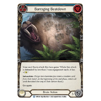 Barraging Beatdown (Blue) (Regular) - 1HP