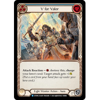 V for Valor (Blue) - DTD