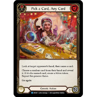 3x Pick a Card, Any Card (Red)  - EVR