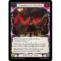 Countdown to Extinction (Red) (Rainbow Foil) - IAR